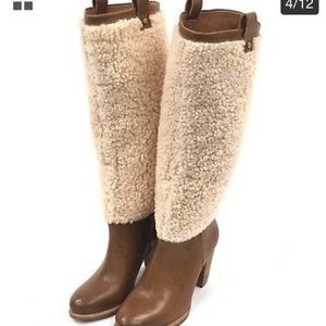 Ugg Australia Knee High Shearling Boots SIZE 11